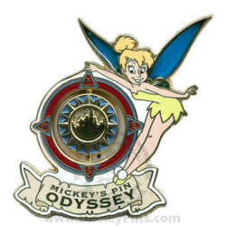 105044 - Mickey's Pin Odyssey 2008 - Tinker Bell with Compass