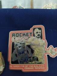 Click to view the Rocket and Groot on a cosmic rewind pin details