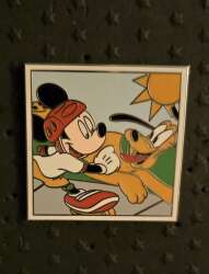 Mickey and Pluto Exercising