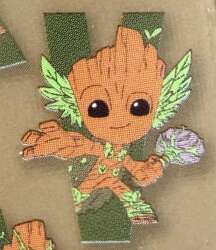 105185 - Marvel We Are Groot Mystery Pin Set - Groot as Thor - Letter V alternate image