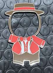 Magnetic Bugle Player and Explorer Pin Set - Bugle Player Outfit Only (MAGNET)