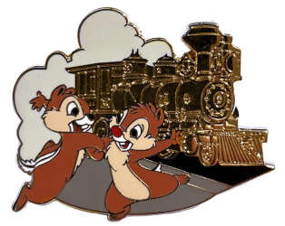 'Walt Disney World Attraction Vehicles Mystery Collection - Chip &amp; Dale at the Walt Disney World Railroad - Chaser - WDW'