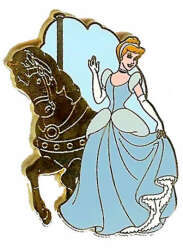 'Walt Disney World Attraction Vehicles Mystery Collection - Cinderella at Prince Charming Regal Carousel - WDW'