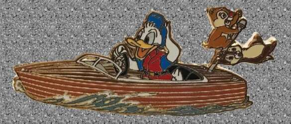 Donald chip and dale boat