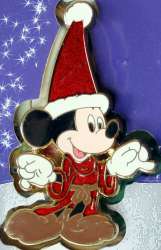 Mickey Pin & Christmas Card