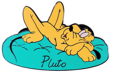 Pluto in bed