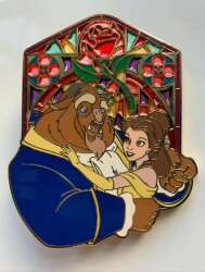 'Stained Glass Beauty and the Beast Set - Beauty and the Beast stained Glass - DSUS'