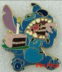 Stitch Eating Birthday Cake