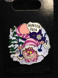 3166 - Disney Parks Seasons - Winter - Cheshire Cat 2014 alternate image