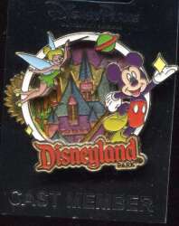 Mickey Mouse and Tinker Bell Cast Exclusive stained Glass
