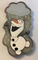 Olaf under snow cloud - Flurry of Fun