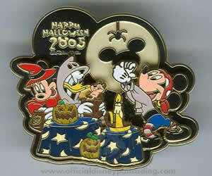 Happy Halloween 2005 - Mickey, Donald, Minnie