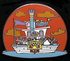 'Splash Mountain Reveal/Conceal Mystery Collection - The Zip-A-Dee Lady Steamboat - MLT'