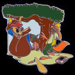 'Splash Mountain Reveal/Conceal Mystery Collection - Brer Bear Trapped While Brer Fox Laughs - MLT'