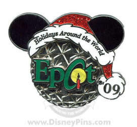 Epcot Holidays Around the World Epcot Ball and Santa Hat