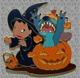 Lilo and Stitch with Pumpkin