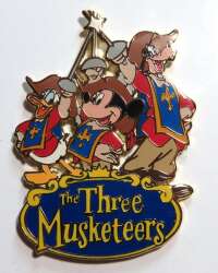 Mickey, Donald an Goofy Croosing Swords Logo