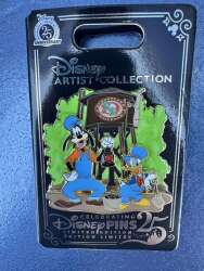 Goofy and Donald at Railroad Water Tower - DLR Exclusive