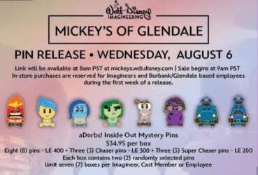 105873 - Inside Out aDorbs! Mystery Collection - Unopened Box - Walt Disney Imagineering alternate image