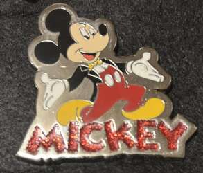 Mickey Mouse - Tuxedo Mickey sparkle name - MLT