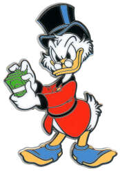 'Picsou Magazine - Scrooge McDuck Counting Money - DLP'