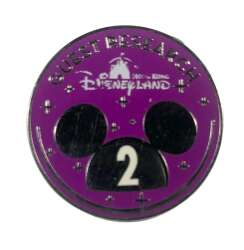 'Hong Kong Disneyland Anniversaries - 2nd Anniversary Guest Research Exit Survey Gift Pin - HKDL'