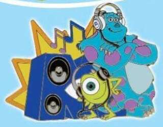 106031 - Hong Kong Disneyland Music Series - Mike and Sulley with Headphones and Speakers - Hong Kong Disneyland alternate image