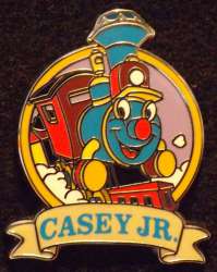 Storybook Circus 5 Pin Set - Casey Jr ONLY - WDW