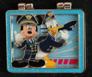 Mickey & Donald with Pilot Uniform