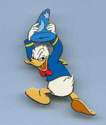 Donald stealing Sorcerer's hat from Yensid