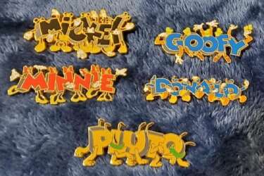 106145 - Character Name Parts Series - Pluto Name/Letters - Disneyland Resort alternate image