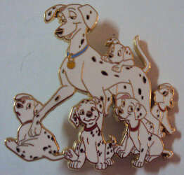 PERDITA AND PUPPIES Mother's Day 101 DALMATIANS