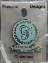 106204 - Disney's Grand Floridian Resort & Spa - Beach Resort Crest (Light Blue) - Walt Disney World alternate image