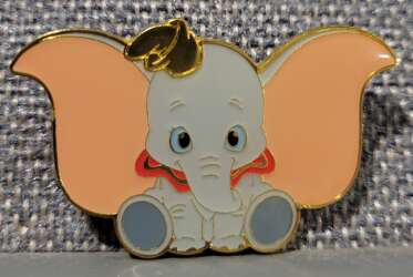 Baby Dumbo Sitting Gold hat