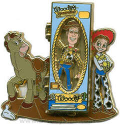 Woody and Jessie from Toy Story 2 pins set