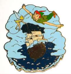 Peter Pan Flying over Neverland