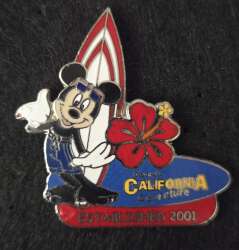 California Adventure Surfboard  Mickey Est 2001
