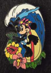 Surfing Minnie Mouse