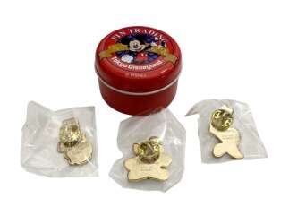 106295 - Pin Trading Tin - 3 Pin Set - Mickey Mouse, Daisy Duck and Pluto - Tokyo Disneyland Resort alternate image