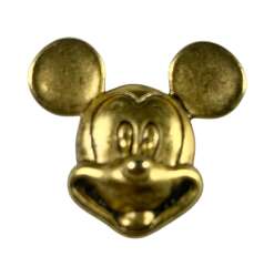 'Gold 3D Mickey Mouse Head'