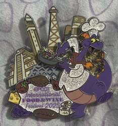 106402 - EPCOT International Food & Wine Festival 2025 - Chef Figment Cooking with Frying Pan Logo - Walt Disney World alternate image