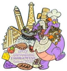 Chef Figment Cooking with Frying Pan Logo