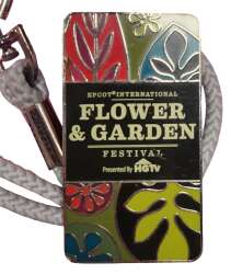 'Epcot International Flower &amp; Garden Festival 2011 - Presented by HGTV Bolo Lanyard - WDW'