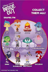 106551 - Pink A La Mode (PALM) - Micro Inside Out 2 Mystery - Fear - Disney Licensed alternate image