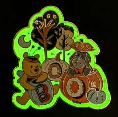 'Disney Pins Blog (DPB) Exclusives - Winnie the Pooh &amp; Eeyore Halloween - DLIC'