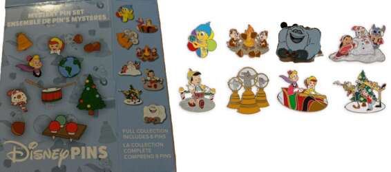 'Holiday Mystery Pin Set - Complete 2022 Holiday Mystery Pin Set - DSUS'