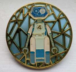 106702 - Boxlunch - The Fantastic Four: First Steps Stained Glass Blind Box - H.E.R.B.I.E. - Loungefly alternate image