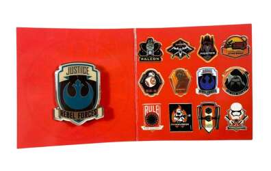 106796 - Star Wars: The Force Awakens - Japan - 12-Pin Set - Rebel Forces Justice ONLY - Disney Licensed alternate image