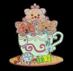 'Da Vinci Gingerbread Teacups - Aristocats - FSY'