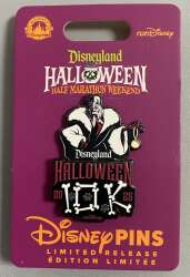 'runDisney: Disneyland Halloween Half Marathon Weekend 2025 - Halloween 10K - Logo - Cruella De Vil - DLR'